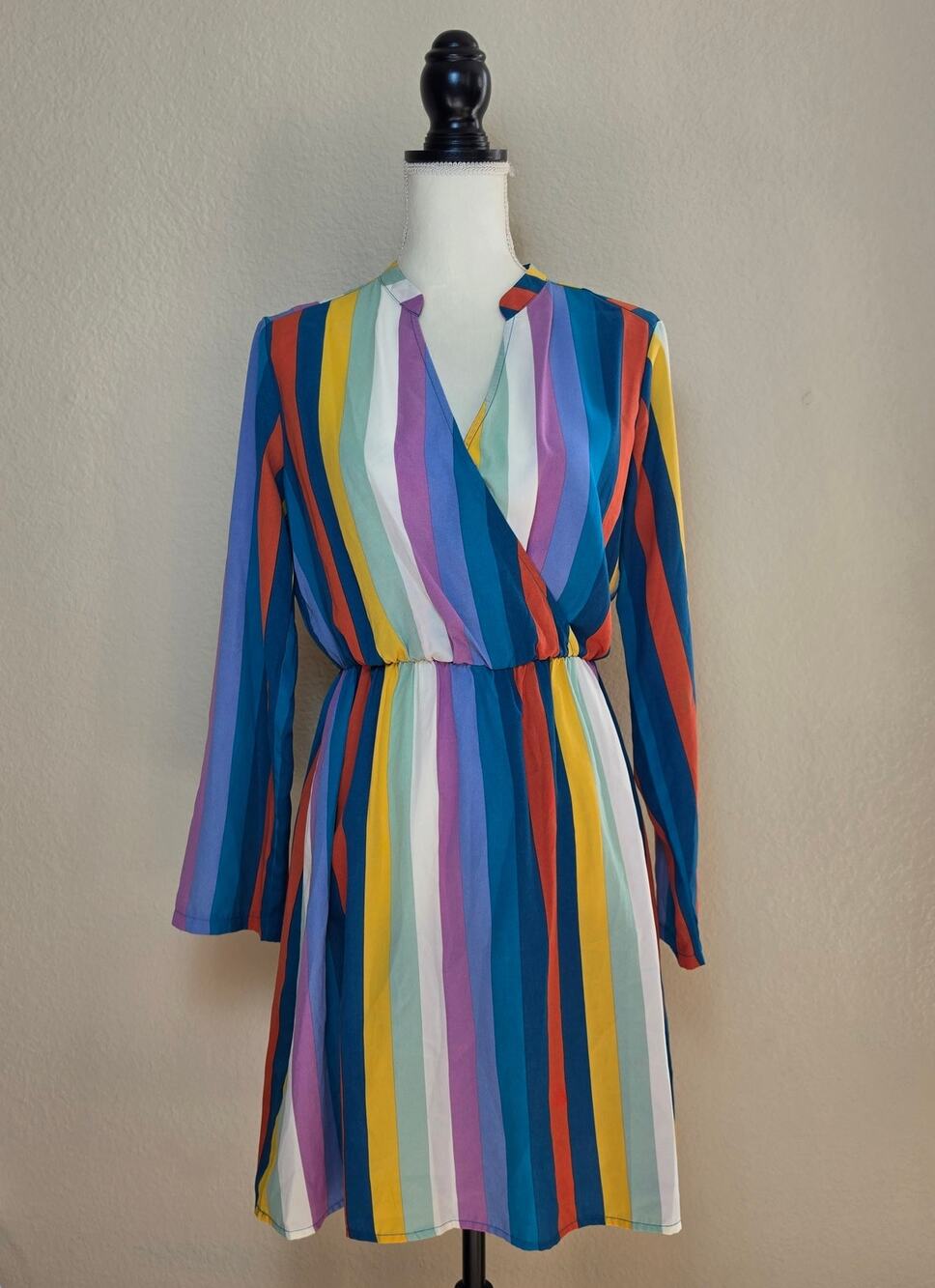 All in Favor Lily Surplice Dress Medium